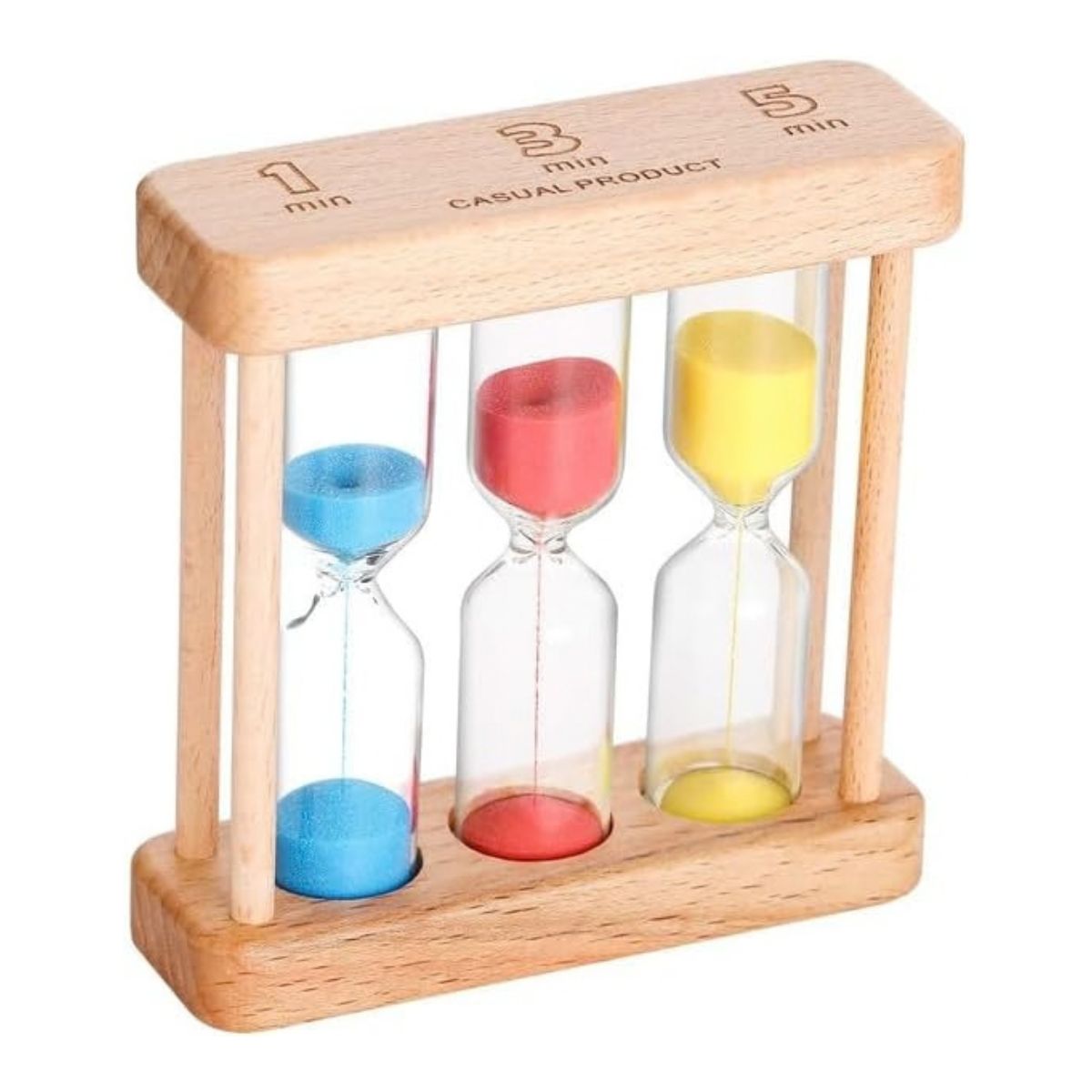 Temporizador de té de madera de 1 a 4 a 5 minutos
