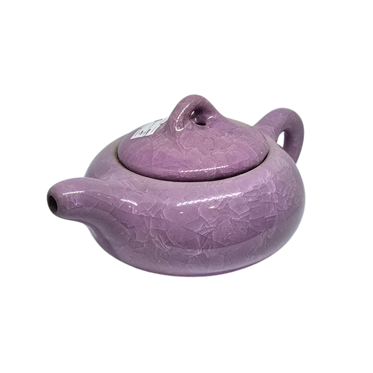Tetera ceramica recubierta rosa